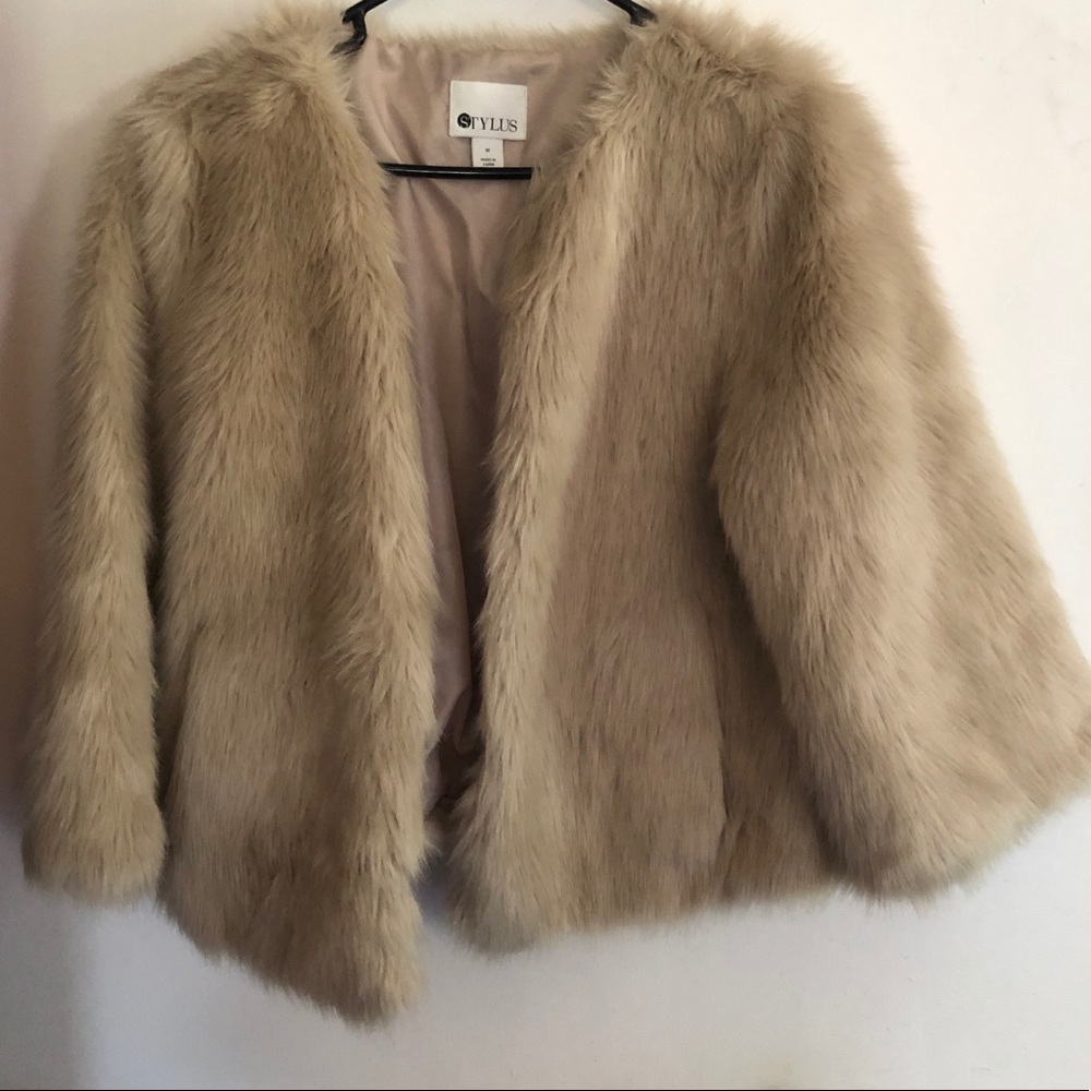 Faux fur jacket